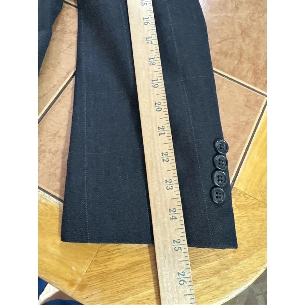 Vintage Racquet Club Charcoal Gray Plaid Wool Suit 40R Pants 34 x 31 USA Made